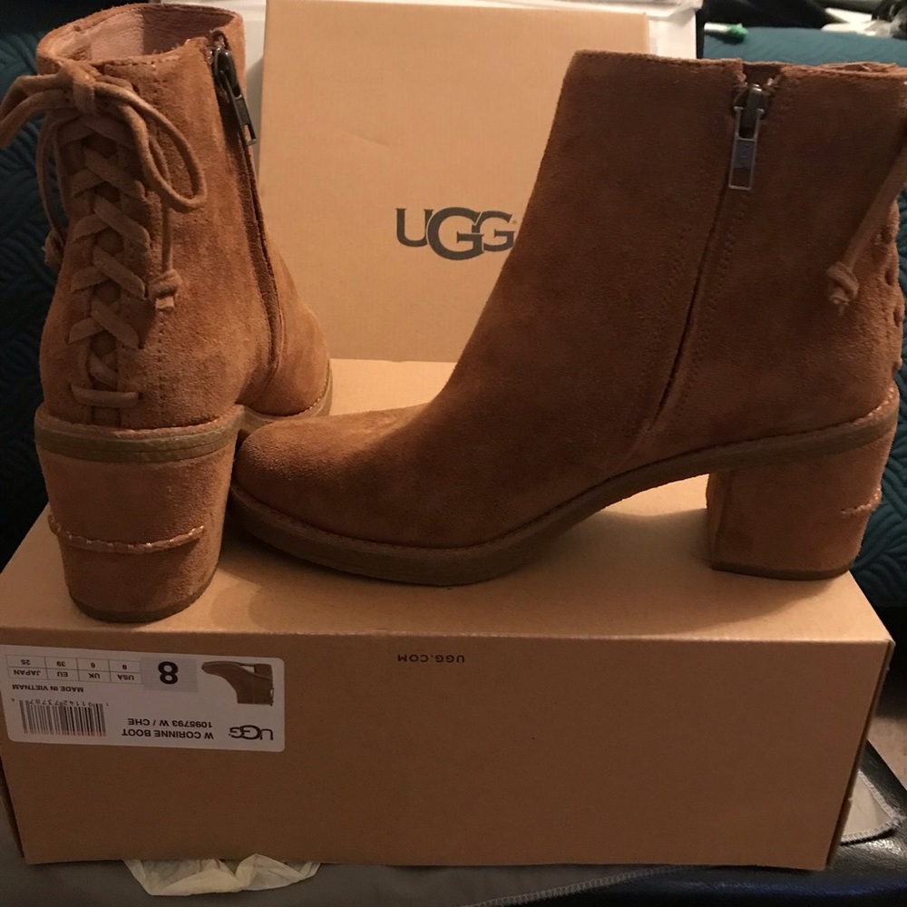 UGG SUEDE ANKLE BOOTS